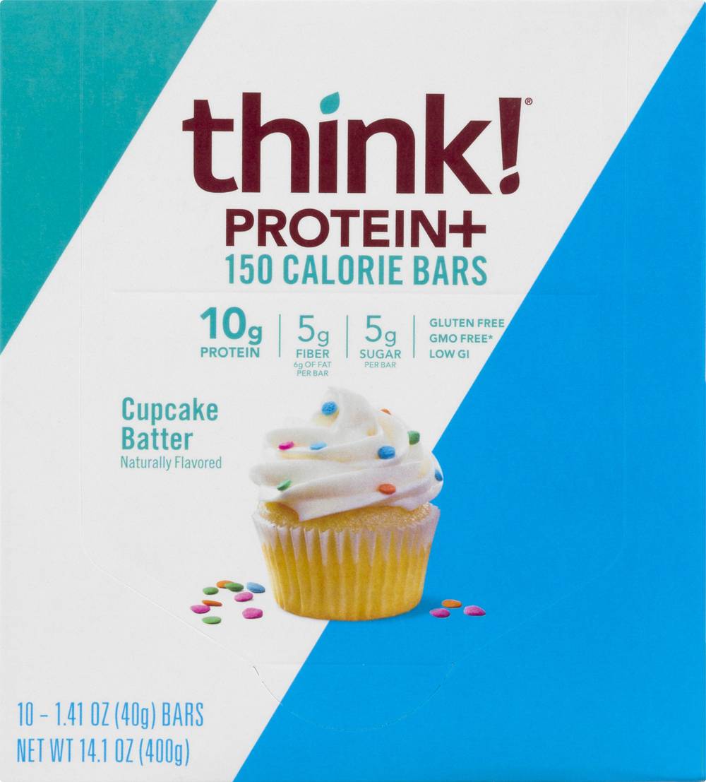 think! Protein+ 150 Calorie Bar Cupcake Batter (14.1 oz)