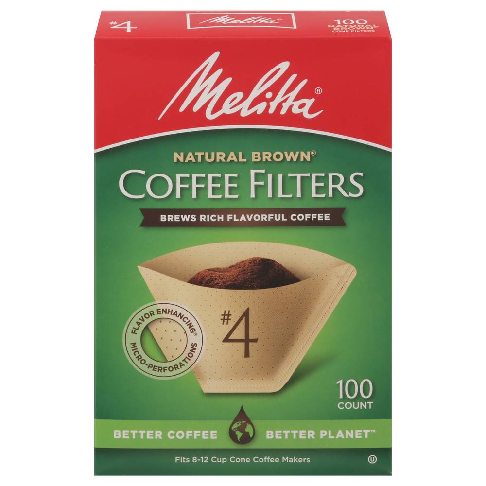 Melitta Natural Brown Super Premium Coffee Filters