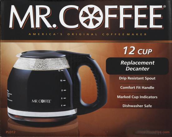 Mr. Coffee Coffee Maker Replacement Decanter, 12 Cup