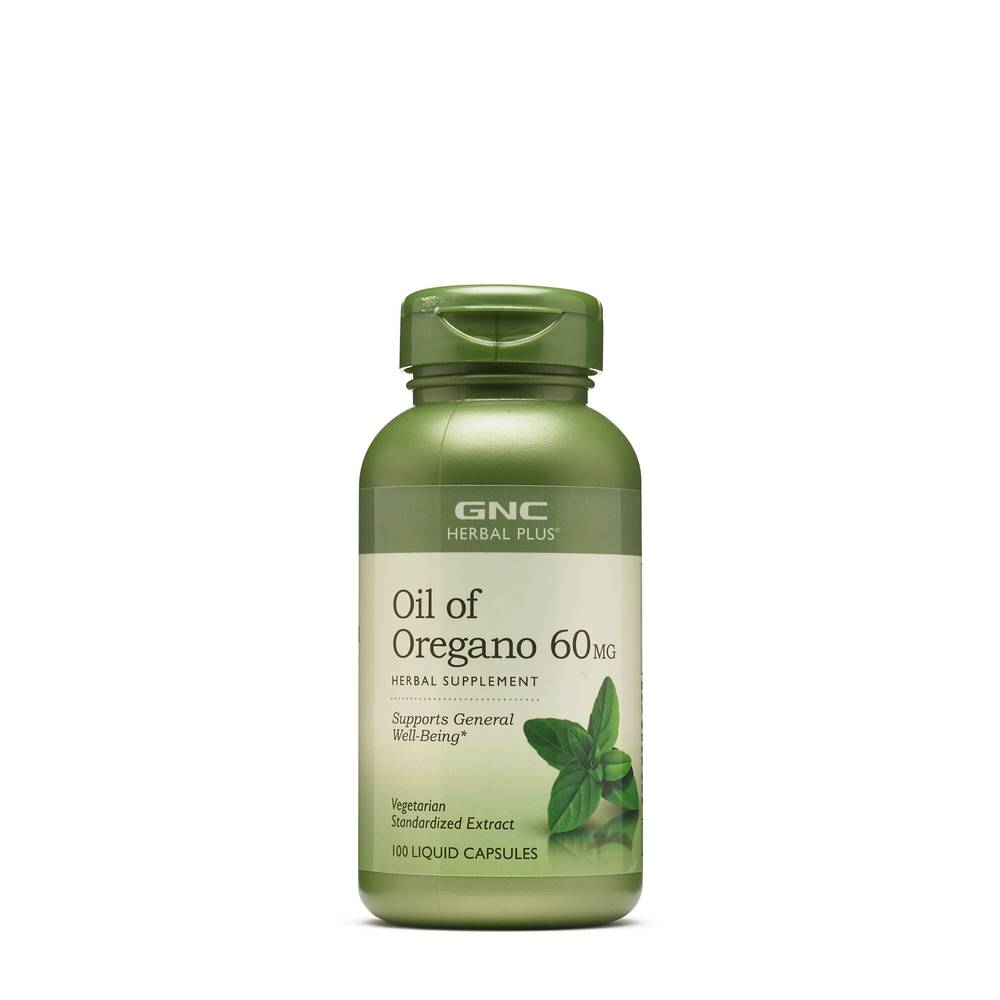 Oil of Oregano 60 mg - 100 Capsules (100 Servings)