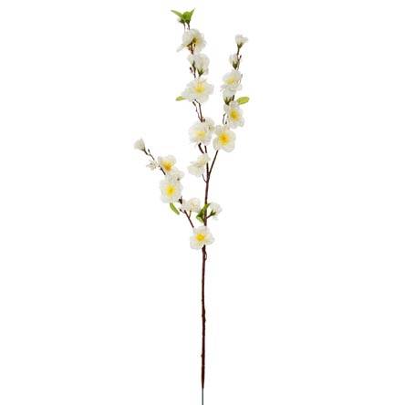 Vara flor de durazno blanco (1 pieza)