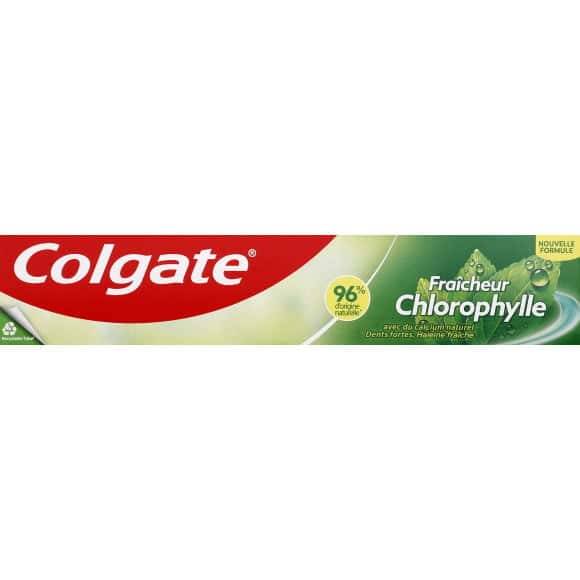 Colgate - Dentifrice chlorophyle fraîcheur intense (75ml)