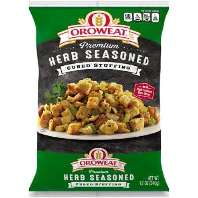 Oroweat Prm Herb Seasoned Cubed Stuffing (12 oz)
