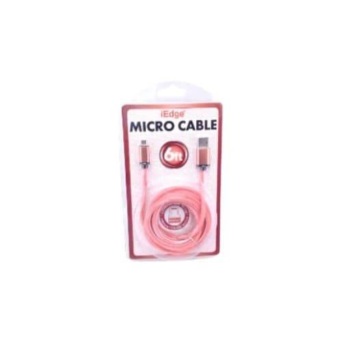 Iedge 6 ft Velvet Micro Cable