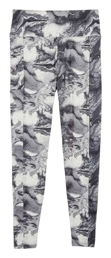 Zone Pro Ladies' Active Leggings Marble Print Medium