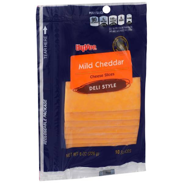 Hy-Vee Mild Cheddar Cheese Slices