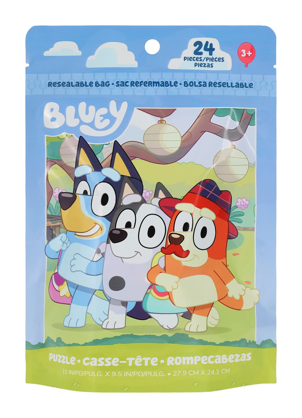 Licensed Puzzle Resealable Bag 24-Pieces Bluey