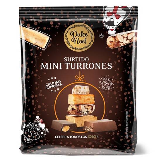 Surtido de Mini Turrones Dulce Noel Día en Caja (280 g)