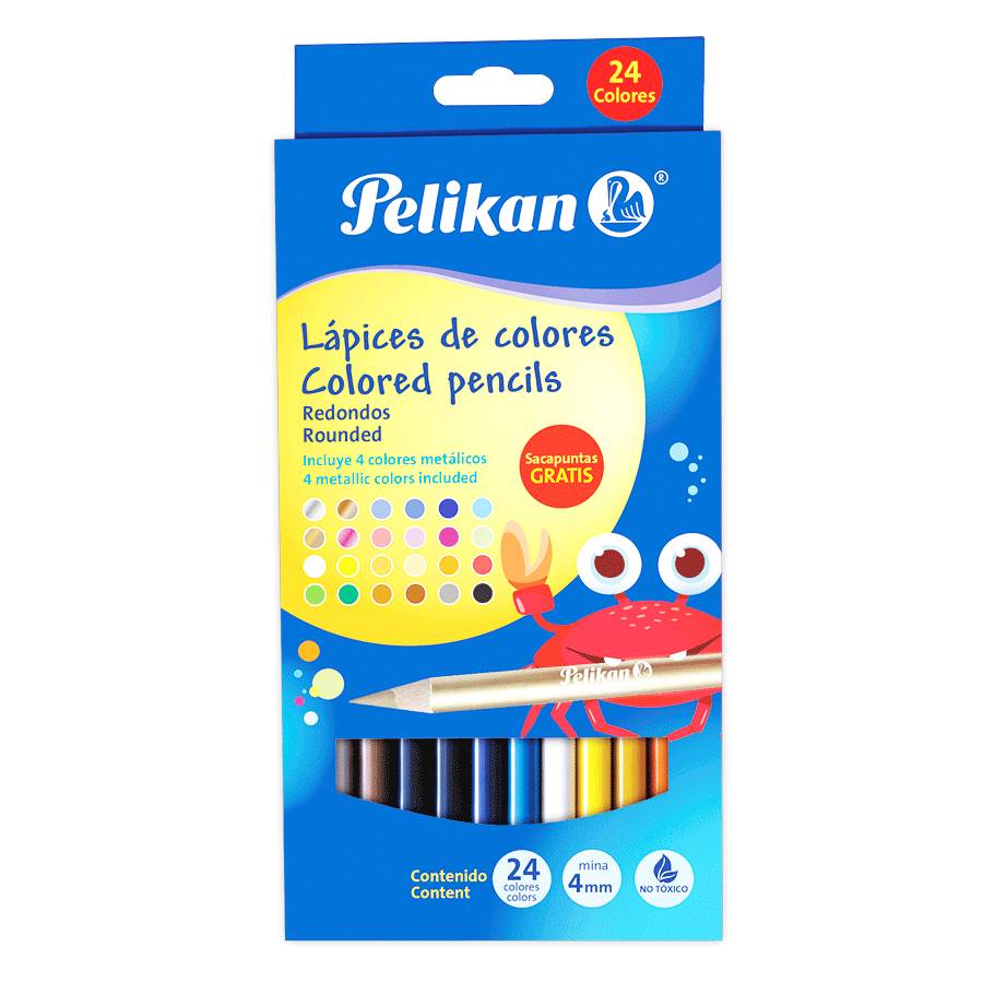 Pelikan lápices de colores (caja 24 piezas)