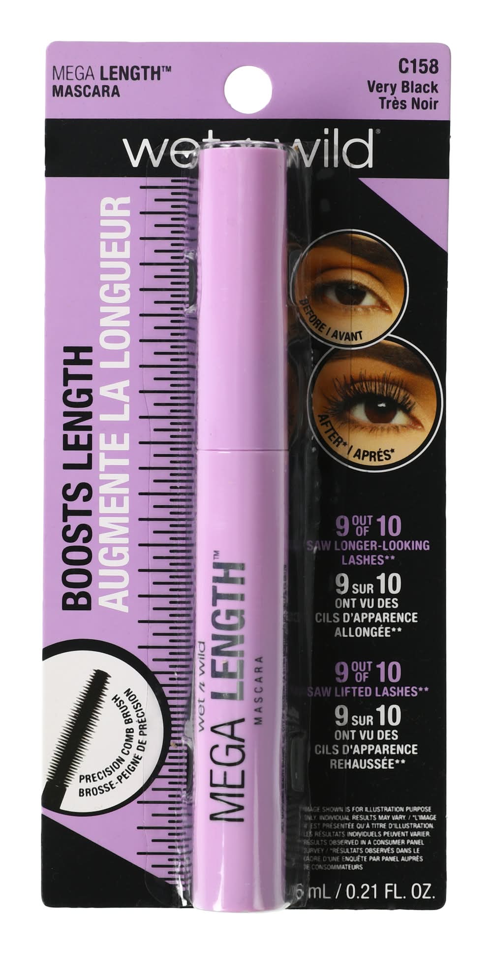 Wet N Wild® Mega Length™ Mascara Very Black