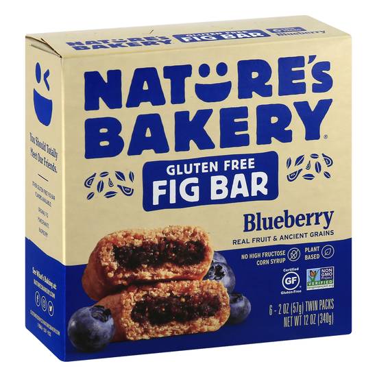 Nature's Bakery Blueberry Gluten Fig Bar (6 ct)