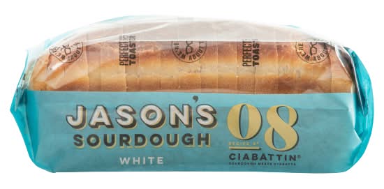 Jason's Sliced White Sourdough Bread (900g)