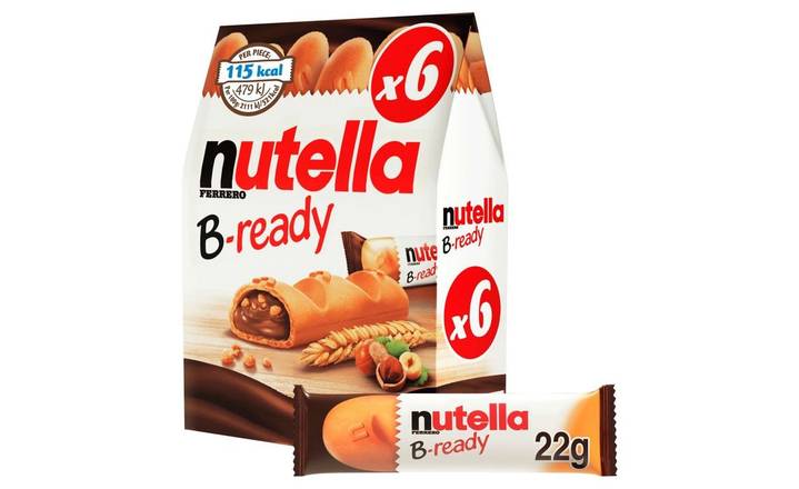 Nutella B-ready 6 pack 22g (394445)