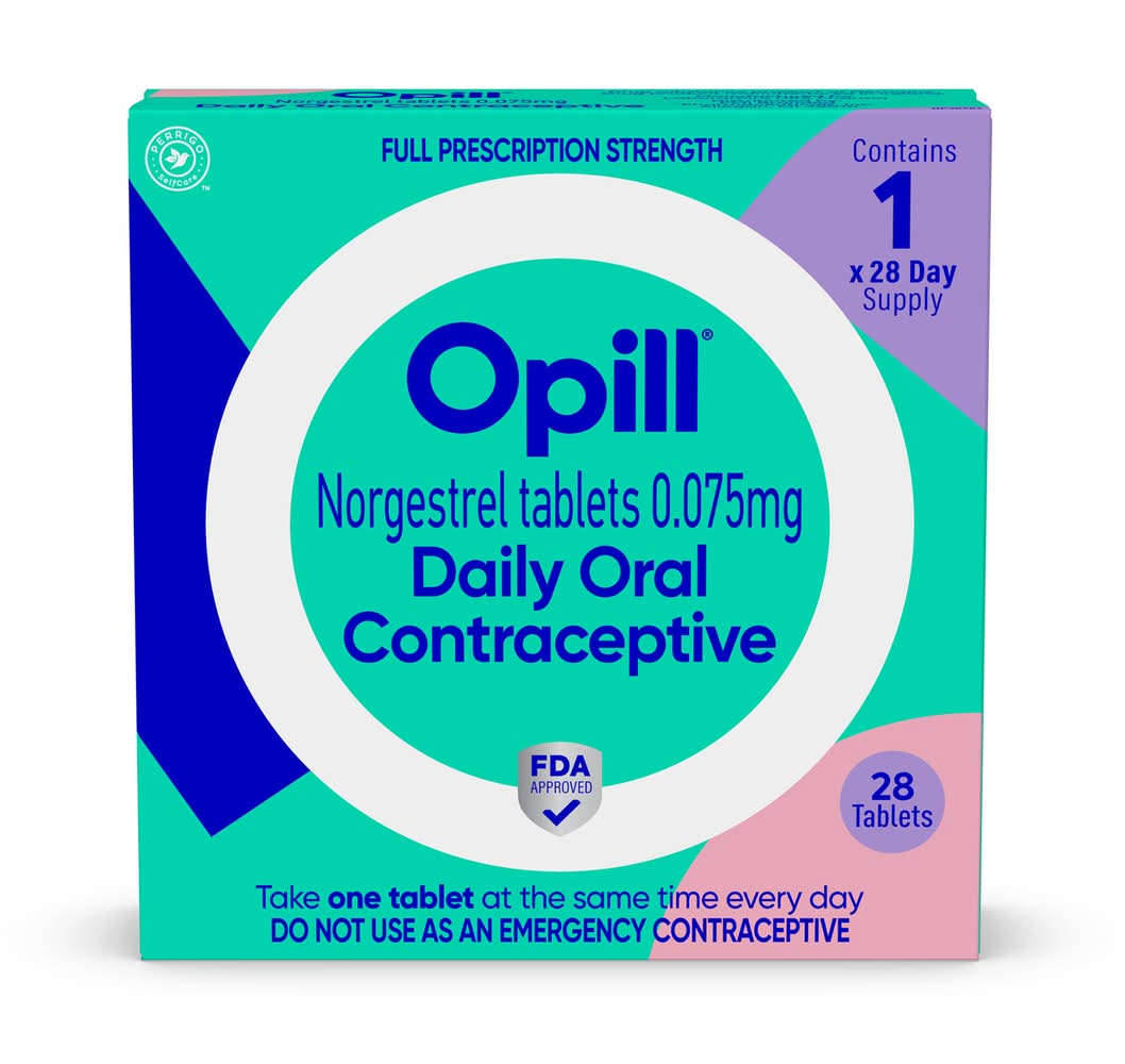 Opill Norgestrel Daily Oral Contraceptive Tablets (28 ct)