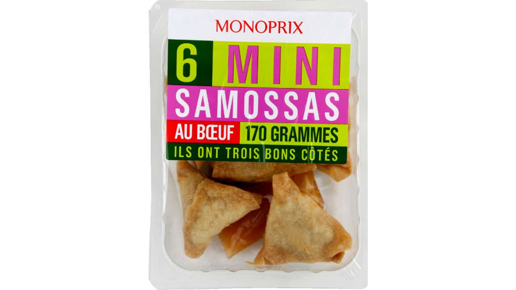 Monoprix - Mini samossas au boeuf