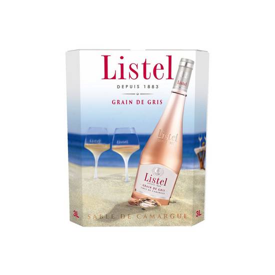 Vin rosé Listel 3l