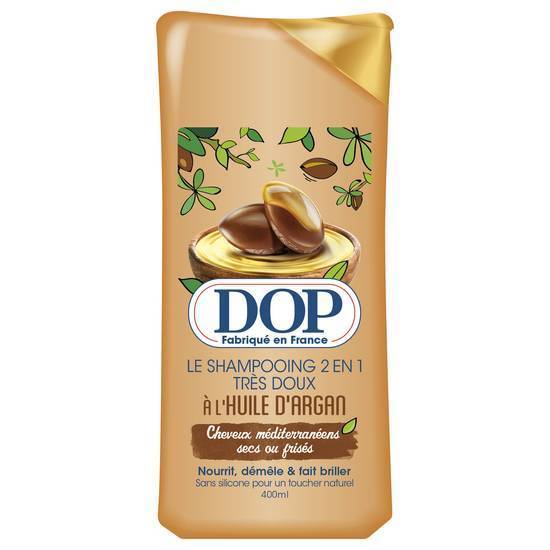 Shampooing 2 en 1 Très Doux à l'Huile d'Argan DOP 400ml