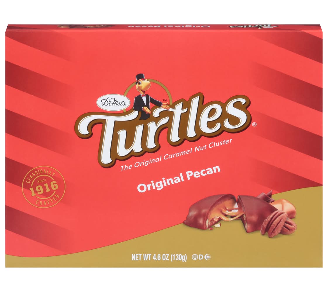 Turtles Original Pecan Nut Cluster, Caramel (4.6 oz)