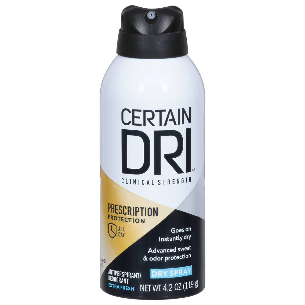 Certain Dri Dry Spray Extra Fresh (4.2 oz)