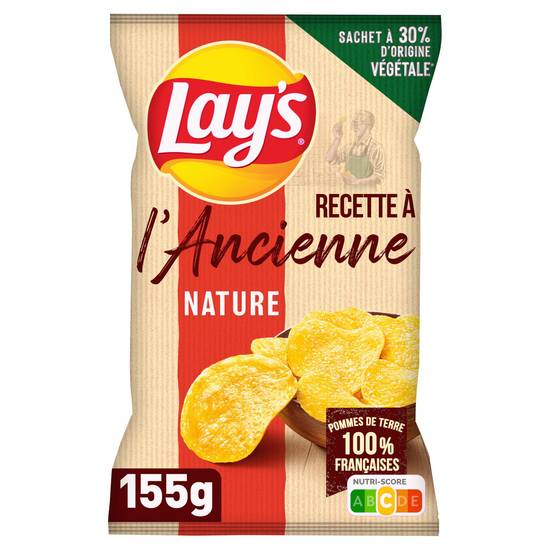 Lay's - Chips de pommes de terre �à l'ancienne (nature)