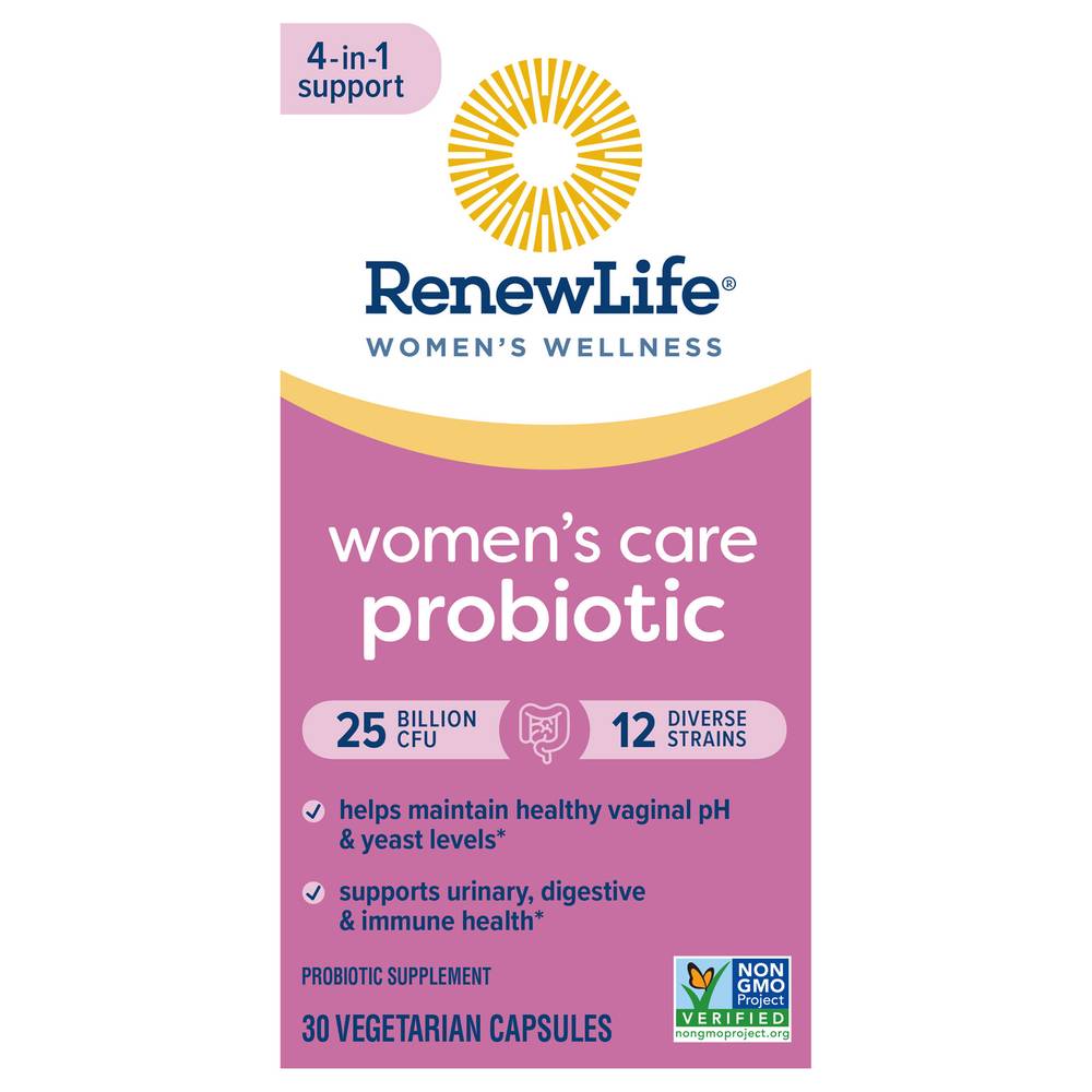 Renew Life Women's Care Probiotic Supplement Capsules (3.2 oz)