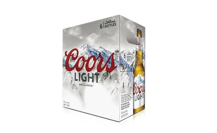 Bottle Coors Light 6 Pack