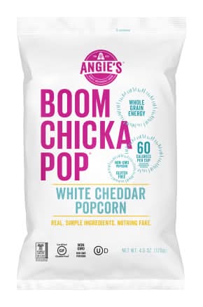 Angie's Boom Chicka Pop® White Cheddar Popcorn 4.5oz Bag