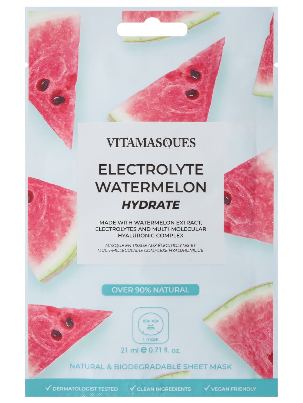 Vitamasques Electrolyte Sheet Mask, Watermelon