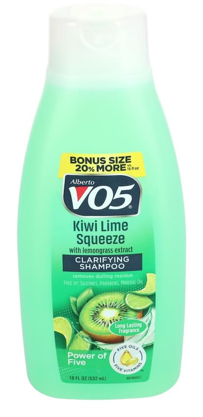 Alberto VO5 Clarifying & Nourishing Daily Hair Shampoo, Kiwi-Lime (18 oz)