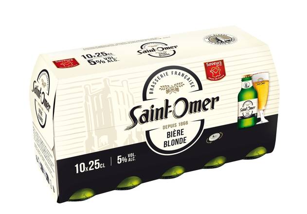 Saint-Omer - Saint omer bière blonde (10 pièces, 250 ml)