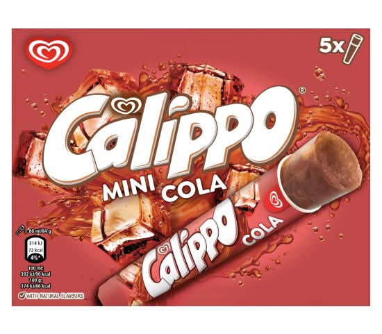Calippo Cola, Heartbrand Water Ice Creams (5 pack)
