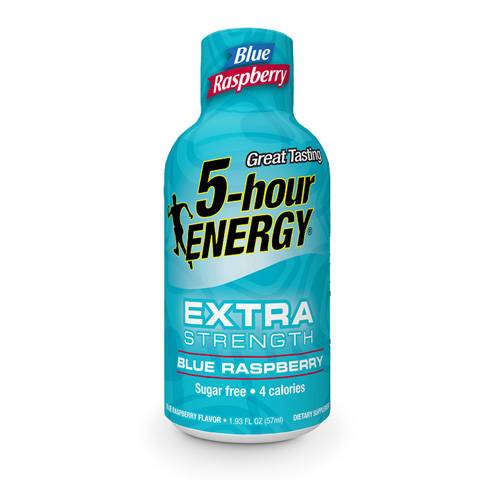 5-Hour Xtra Strength Blue Raspberry