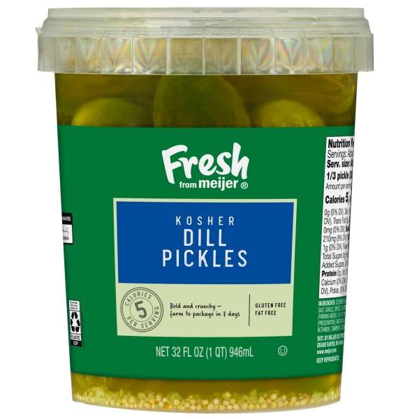 Fresh From Meijer Kosher Dill Pickles (32 oz)