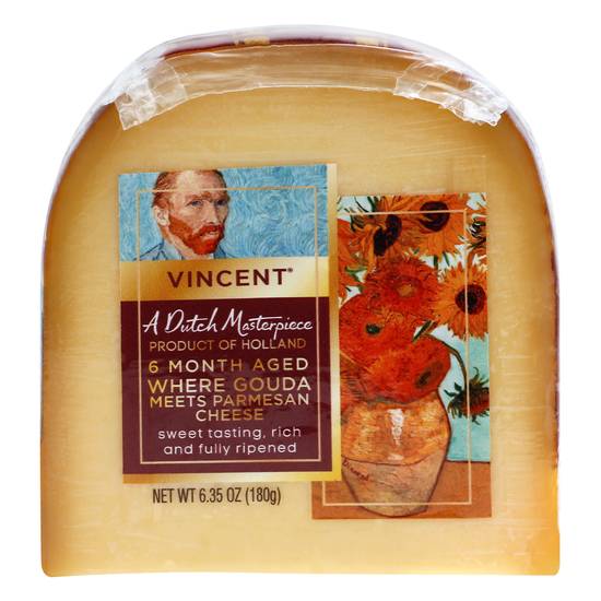 Friesland Campina a Dutch Masterpiece 6 Month Age Vincent Where Gouda Meets Parmesan Cheese
