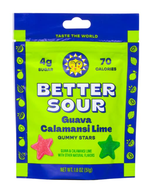 Better Sour Naturally Gummy Candys, Assorted (1.8 oz)