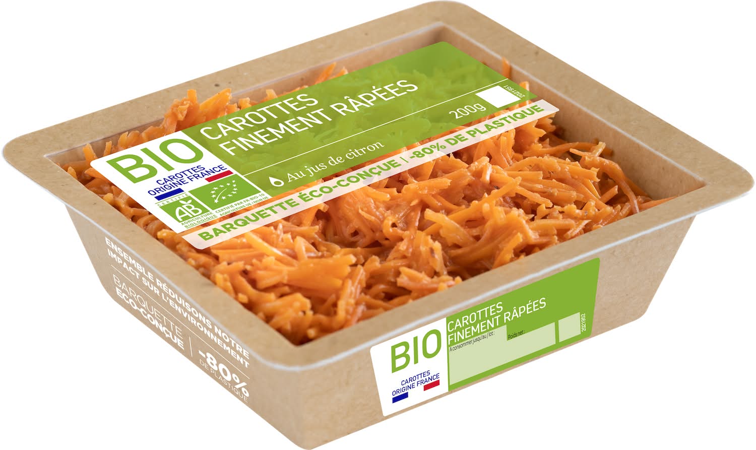 Mix Buffet - Carottes finement râpées (200g)