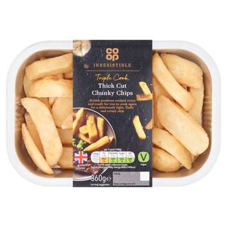 Co-op Irresistible Triple Cook Thick Cut Chunky Chips 360g