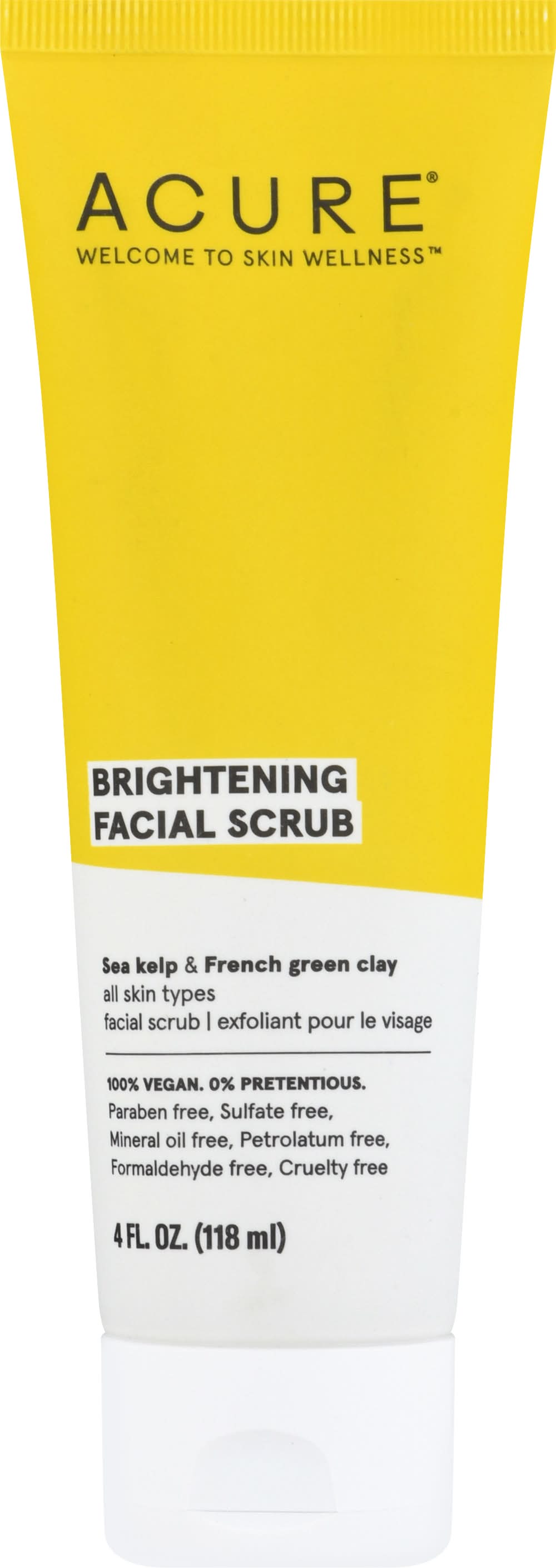 Acure Brightening Facial Scrub (4 fl oz)