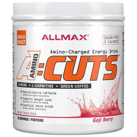 Allmax Aminocuts Gogi Berry Martini Energy Drink Supplement Powder (210 g)