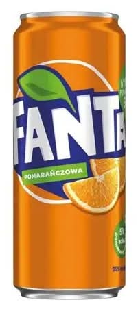 Napój gazowany Fanta Orange 330 ml puszka