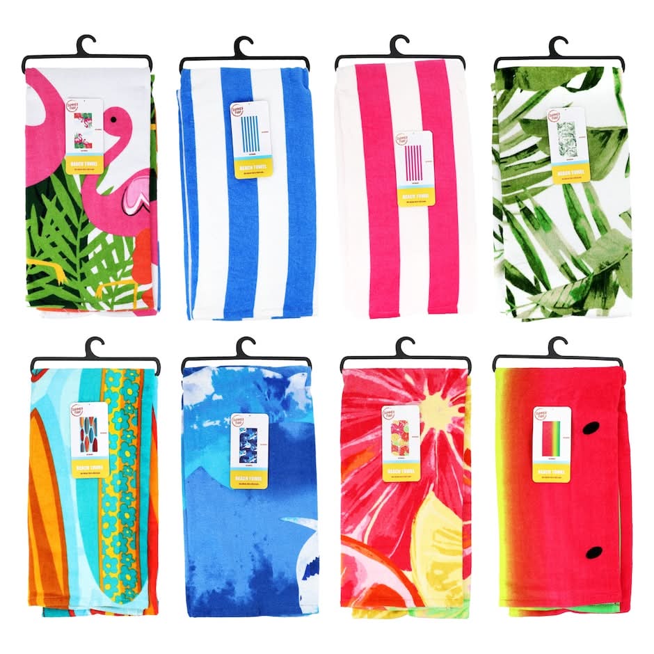 Summer Fun Beach Towel, Assorted Designs, 1-ct.