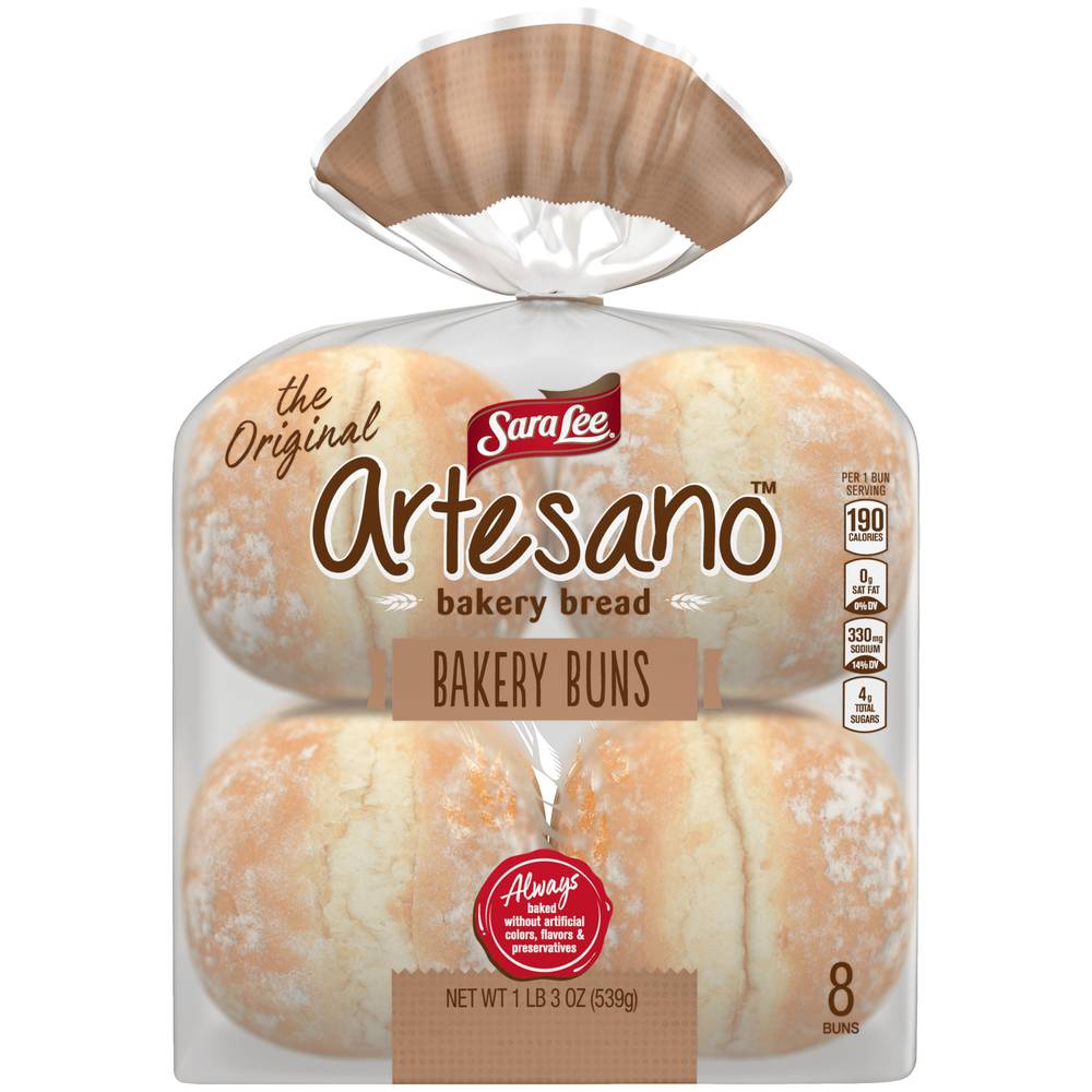 Sara Lee Artesano Bakery Buns (539 g)