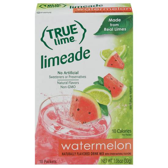True Lime Watermelon Aqua Fresca Drink Mix (10 ct)