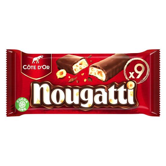 Côte D’or - Nougatti barres chocolatées au chocolat nougat (9 pièces)