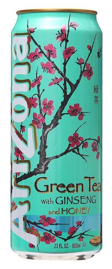 Arizona Fruit Juice Cocktail Green Tea With Ginseng & Honey