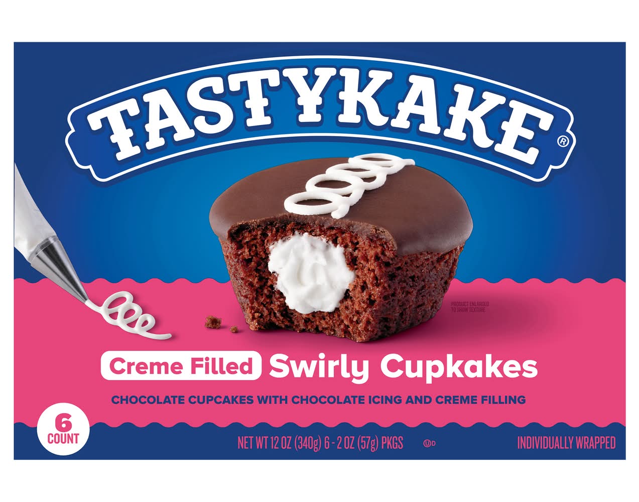 Tastykake Swirly Chocolate Cupcakes (12 oz)