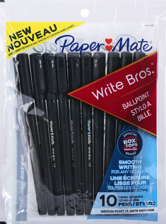 Paper Mate Medium Point Ballpoint Pens (10 ct)
