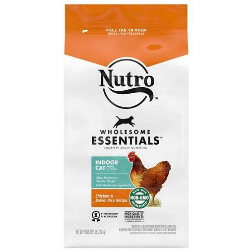Nutro Indoor Cat, Chicken & Brown Rice Recipe - 5.0 lb