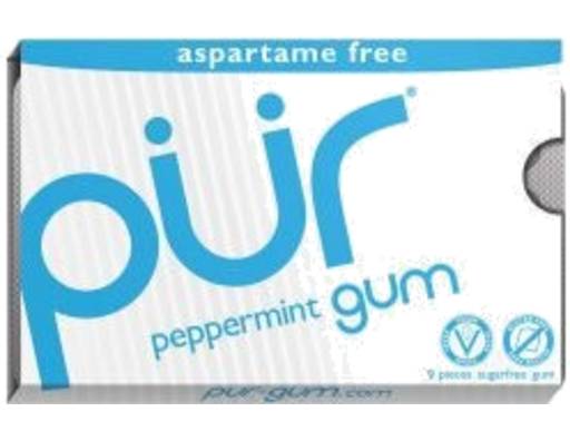 PUR Pepeprmint Gum (12.6g, 9 pack)