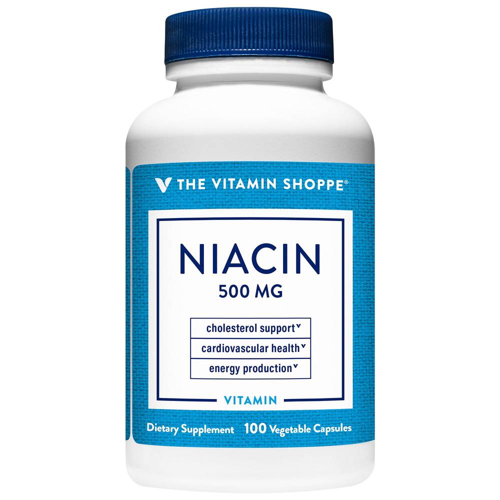Niacin 500 Mg - (100 Vegetarian Capsules)